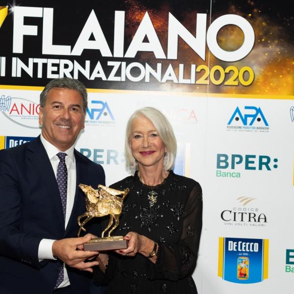 Helen Mirren e Giuseppe Litta, Responsabile Direzione Regionale BPER Banca